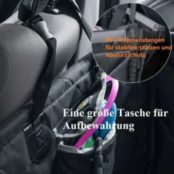 Siège Auto Pour Chien Avec Côtés Robustes Et Ceinture De Sécurité Pour Chien, Housse Siège Auto Pour Chiens Pour Petits Chiens De Taille Moyenne, Siège Auto Pour Chien De Haute Qualité Et Imperméable -Promos Patto Chou Boutique 78177932 5