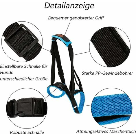 Harnais De Soutien Pour Chien, Confortable Et Respirant Harnais De Soutien Avant Et Arrière Chien De 2 Types, Utilisé Les Chiens Rééducation De Petite Et Grande Récupération Pour Chiens Agés (S), Kuea 2 Harnais De Soutien Pour Chien, Confortable Et Respirant Harnais De Soutien Avant Et Arrière Chien De 2 Types, Utilisé Les Chiens Rééducation De Petite Et Grande Récupération Pour Chiens Agés (S), Kuea – Image 2