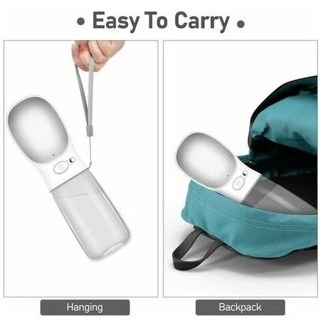 Bouteille D'eau Pour Chien 550ml, Portable Voyage Gourde Avec Bouton Lock Pour Chien, Chat, Animaux De Compagnie Sans BPA 5 Bouteille D'eau Pour Chien 550ml, Portable Voyage Gourde Avec Bouton Lock Pour Chien, Chat, Animaux De Compagnie Sans BPA – Image 5