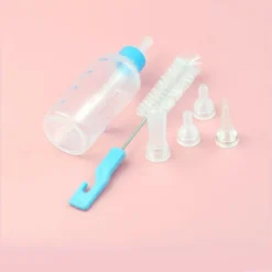 Biberon Pour Animaux, 60ML Biberon Pour Chaton Biberon Pour Chiot Avec 4 Pièces Mamelon, 1 Pièce Brosse De Nettoyage (Bleu) - 9 Biberon Pour Animaux, 60ML Biberon Pour Chaton Biberon Pour Chiot Avec 4 Pièces Mamelon, 1 Pièce Brosse De Nettoyage (Bleu) - -Promos Patto Chou Boutique 80376472 5