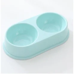 Bol Pour Chien Bol Pour Animaux De Compagnie Bol Double Bol De Nourriture Pour Chien Bol De Riz Pour Chien-Bleu-1pc -Promos Patto Chou Boutique 80700124 3