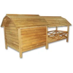 Niche Pour Chien Maison XXL Bois Balcon Jardin Terrasse Porte à Lamelles Chien 6 Niche Pour Chien Maison XXL Bois Balcon Jardin Terrasse Porte à Lamelles Chien -Promos Patto Chou Boutique 808883 3