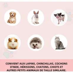 Enclos Pliable Pour Animaux Parc Chien Et Chat, 2 Compartiments, 165 X111x47cm - Noir -Promos Patto Chou Boutique 81436824 3