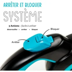 Laisse Rétractable Pour Chiens - FIRSTPAW - 5M - Boutons 3 Positions - Réfléchissant - Extension De Laisse - Chien Jusqu'à 20kg - -Promos Patto Chou Boutique 82241926 4