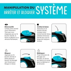 Laisse Rétractable Pour Chiens - FIRSTPAW - 5M - Boutons 3 Positions - Réfléchissant - Extension De Laisse - Chien Jusqu'à 50kg - 9 Laisse Rétractable Pour Chiens - FIRSTPAW - 5M - Boutons 3 Positions - Réfléchissant - Extension De Laisse - Chien Jusqu'à 50kg - -Promos Patto Chou Boutique 82241931 5
