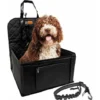 Siège Auto Pour Chien Imperméable - FIRSTPAW - Sécurisé - Sièges Arrières Et Avant - Noir - Chiens De Petites à Moyenne Taille
