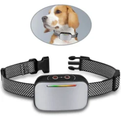Collier Anti Aboiement Pour Chiens Automatique,Module De Détection Intelligente D’Aboiement, Étanche IP67,Son Vibration Choc Efficace