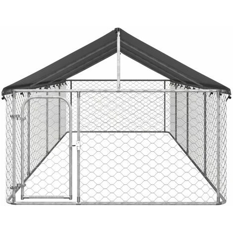 Niches Enclos Poulailler - Chenil Extérieur Avec Toit Pour Chiens 600x200x150 Cm - Robuste Pour Chiens Animaux Best902203 2 Niches Enclos Poulailler - Chenil Extérieur Avec Toit Pour Chiens 600x200x150 Cm - Robuste Pour Chiens Animaux Best902203 – Image 2