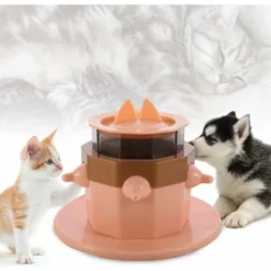 Bol à Lait Pour Chiots, Animal De Compagnie En Silicone Station D'alimentation Pour Portable Bionic Auto-alimentateur Pet Tétine , Pour Bébé Animal Chiots, Distributeur Automatique De Nourriture Chat