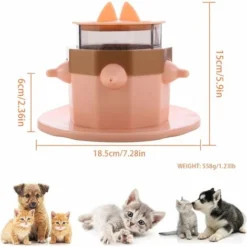 Bol à Lait Pour Chiots, Animal De Compagnie En Silicone Station D'alimentation Pour Portable Bionic Auto-alimentateur Pet Tétine , Pour Bébé Animal Chiots, Distributeur Automatique De Nourriture Chat -Promos Patto Chou Boutique 84062328 5