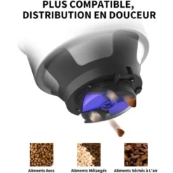 PETKIT Distributeur Automatique De Nourriture Pour Chiens Et Chats - Bol Rotatif Automatique - Contrôle De La Portion Programmable De 5 à 200 G Par Repas Et Enregistreur Vocal 20s-5L 8 PETKIT Distributeur Automatique De Nourriture Pour Chiens Et Chats - Bol Rotatif Automatique - Contrôle De La Portion Programmable De 5 à 200 G Par Repas Et Enregistreur Vocal 20s-5L -Promos Patto Chou Boutique 85480533 4