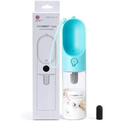 PETKIT EVERSWEET Bouteille D'eau Portable Pour Animaux Domestiques,BPA-Free,Antibactérienne, Gobelet De Voyage Pour Chien Et Chat Bol D'eau(Bleu)