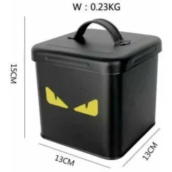 Meubles Pour Animaux De Compagnie, Seau Scellé étanche à L'humidité Pour Chiens Et Chats, Mini Noir