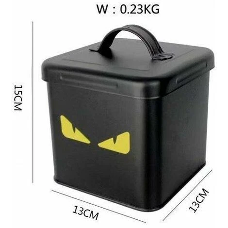 Meubles Pour Animaux De Compagnie, Seau Scellé étanche à L'humidité Pour Chiens Et Chats, Mini Noir 1 Meubles Pour Animaux De Compagnie, Seau Scellé étanche à L'humidité Pour Chiens Et Chats, Mini Noir