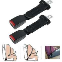 Ceintures De Sécurité Lot De 2 Rallonges De Ceinture De Sécurité Universelles Pour Voiture Sangle D'extension De Ceinture De Sécurité Réglable 23 Cmbeige 2 Pièces 36 Cm