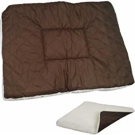 Deux Côtés Cussion De Chien, Lit Doux Pour Animaux De Compagnie, Tapis Animal Lavable Pour Toute La Saison, Carpette De Couchage Chenil Moelleux Confortable Pour Petit Moyen Grand Chien Et Chat-(47x34 2 Deux Côtés Cussion De Chien, Lit Doux Pour Animaux De Compagnie, Tapis Animal Lavable Pour Toute La Saison, Carpette De Couchage Chenil Moelleux Confortable Pour Petit Moyen Grand Chien Et Chat-(47x34 – Image 2