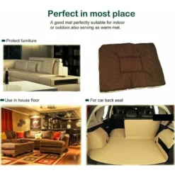 Deux Côtés Cussion De Chien, Lit Doux Pour Animaux De Compagnie, Tapis Animal Lavable Pour Toute La Saison, Carpette De Couchage Chenil Moelleux Confortable Pour Petit Moyen Grand Chien Et Chat-(47x34 8 Deux Côtés Cussion De Chien, Lit Doux Pour Animaux De Compagnie, Tapis Animal Lavable Pour Toute La Saison, Carpette De Couchage Chenil Moelleux Confortable Pour Petit Moyen Grand Chien Et Chat-(47x34 -Promos Patto Chou Boutique 87791438 4