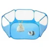 YOIURT Parc Portable Pour Petit Animal Pliant Extérieur Intérieur Tente Cage Pour Animaux De Compagnie (Bleu)