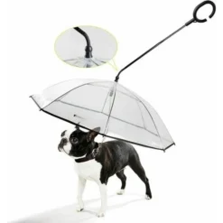 Parapluie Pour Chien Avec Laisse Pour Promener Son Chien à L'extérieur (neige / Pluie)