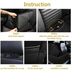 Siège Auto Pour Chien - Housse De Siège Auto Pour Chien De Qualité Supérieure Pour Chaque Voiture - Siège Avant Pour Chien Imperméable Lavable Et Indéchirable 7 Siège Auto Pour Chien - Housse De Siège Auto Pour Chien De Qualité Supérieure Pour Chaque Voiture - Siège Avant Pour Chien Imperméable Lavable Et Indéchirable -Promos Patto Chou Boutique 88773493 3