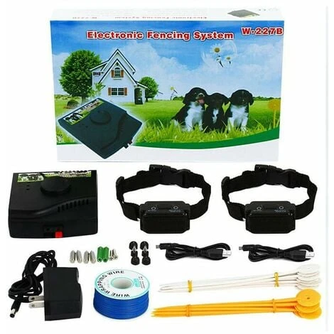 Collier Anti-fugue Pour Clôture électrique Pour Chien Avec Colliers 1 Collier Anti-fugue Pour Clôture électrique Pour Chien Avec Colliers