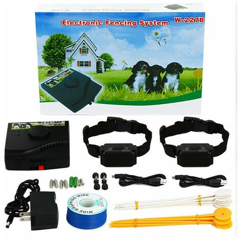 Collier Anti-fugue Pour Clôture électrique Pour Chien Avec Colliers 3 Collier Anti-fugue Pour Clôture électrique Pour Chien Avec Colliers – Image 3