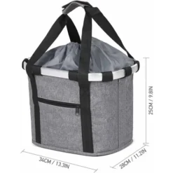 Panier De Vélo Pliant Petit Sac De Transport Pour Chien De Chat Panier De Guidon Panier De Vélo Pliable Pour Animaux 7 Couleurs 34 28 25cm -Promos Patto Chou Boutique 88919205 3