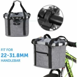 Panier De Vélo Pliant Petit Sac De Transport Pour Chien De Chat Panier De Guidon Panier De Vélo Pliable Pour Animaux 7 Couleurs 34 28 25cm -Promos Patto Chou Boutique 88919205 4