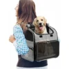 Sac à Dos Pour Animaux De Compagnie Chiens/Chats, Sac De Transport Portatif Pour Animaux De Compagnie Avec Sac De Voyage Polyvalent Pliable Et Respirable, Idéal Pour Les Animaux De 3-10 Kg