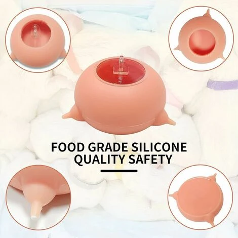 3 Sucettes Chiot Chaton Silicone Feeder Bulle Chiot Lait Feeder Silicone 3 3 Sucettes Chiot Chaton Silicone Feeder Bulle Chiot Lait Feeder Silicone – Image 3