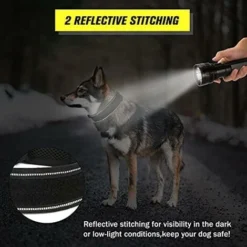 WddnAot Améliorer Collier De Chien Tactique Avec Poignée De Commande, Militaire Collier Réglable Chien Rembourré Pour Chiens De Taille Moyenne Grand Entraînement (L, Noir) -Promos Patto Chou Boutique 89624975 5