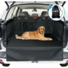 Protection Coffre Voiture Chien, Imperméable Et Antidérapant Housse Voiture Chien Avec Protection Latérale 185 X 105 Cm Convient à La Plupart Des SUV Et Fourgonnettes
