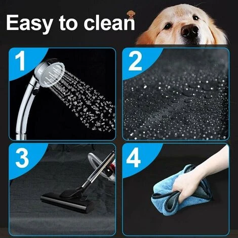 Protection Coffre Voiture Chien, Imperméable Et Antidérapant Housse Voiture Chien Avec Protection Latérale 185 X 105 Cm Convient à La Plupart Des SUV Et Fourgonnettes 5 Protection Coffre Voiture Chien, Imperméable Et Antidérapant Housse Voiture Chien Avec Protection Latérale 185 X 105 Cm Convient à La Plupart Des SUV Et Fourgonnettes – Image 5