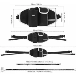 Laisse Chien Laisse Mains Libres Chien Jusqu'à 110kg Absorption De Choc, Confortable, Couture Réfléchissante, Idéal Pour Course à Pied, Jogging Et Marche (Noir) -Promos Patto Chou Boutique 90520087 5