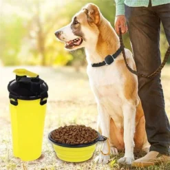 Héloise Bouteille D'eau Portable Pour Chien Avec 2 Bols Pliants, 1 Bouteille D'eau Et Nourriture Pour Chat Et Chien, Marche, Exercice, Randonnée, Bouteille De Voyage De Camping (jaune) 9 Héloise Bouteille D'eau Portable Pour Chien Avec 2 Bols Pliants, 1 Bouteille D'eau Et Nourriture Pour Chat Et Chien, Marche, Exercice, Randonnée, Bouteille De Voyage De Camping (jaune) -Promos Patto Chou Boutique 90794983 5