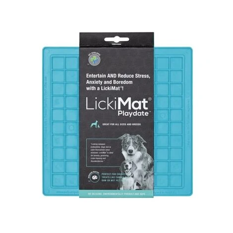 LICKIMAT PLAYDATE CHIEN TURQUOISE 693533 2 LICKIMAT PLAYDATE CHIEN TURQUOISE 693533 – Image 2