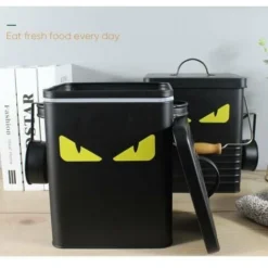 Meubles Pour Animaux De Compagnie, Seau Scellé Étanche À L'Humidité Pour Chiens Et Chats, Mini Noir -Promos Patto Chou Boutique 91783653 4