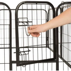 Enclos Et Parc Pour Chien Parc à Chiots Petits Chiens Ajustable Parc Enclos Modulable En Acier Noir 8 Pièces HENGMEI 8 Enclos Et Parc Pour Chien Parc à Chiots Petits Chiens Ajustable Parc Enclos Modulable En Acier Noir 8 Pièces HENGMEI -Promos Patto Chou Boutique 92589916 4