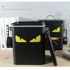 Meubles Pour Animaux De Compagnie, Seau De Rangement étanche à L'humidité Pour Chiens Et Chats, Petit Noir 8 Meubles Pour Animaux De Compagnie, Seau De Rangement étanche à L'humidité Pour Chiens Et Chats, Petit Noir -Promos Patto Chou Boutique 93445746 4