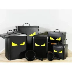 Meubles Pour Animaux De Compagnie, Seau De Rangement étanche à L'humidité Pour Chiens Et Chats, Petit Noir 9 Meubles Pour Animaux De Compagnie, Seau De Rangement étanche à L'humidité Pour Chiens Et Chats, Petit Noir -Promos Patto Chou Boutique 93445746 5