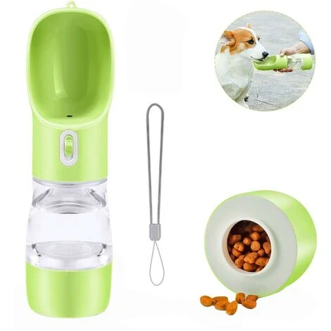 Bouteille D'eau Pour Chien,Portable Gourde Pour Chien, Multifonctionnelle Bouteille D'eau Pour Animaux Les Chiens Et Chats,Bouteille D'eau De Voyage Pour Chien Avec Bouteille De Collation 1 Bouteille D'eau Pour Chien,Portable Gourde Pour Chien, Multifonctionnelle Bouteille D'eau Pour Animaux Les Chiens Et Chats,Bouteille D'eau De Voyage Pour Chien Avec Bouteille De Collation