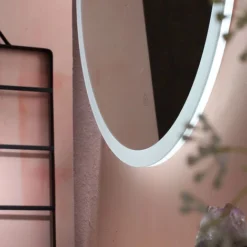 Miroir De Salle De Bain à LED Rond 70cm,Anti-buée Miroir Mural Avec Capteur Tactile -Promos Patto Chou Boutique 93886494 5