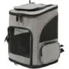 Sac à Dos Pour Animaux De Compagnie, Sac Transport Pour Chat Petit Chien Respirant, Panier Stable Et Confortable Pour Voyage En Train, Gris