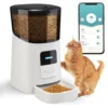 Distributeur De Croquettes Automatique Pour Chien Chat - LEXLIFE 6L Avec Contrôle APP - 15 Repas Par Jour - Blanc