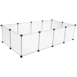 Parc Pour Animaux De Compagnie, Grande Clôture De Jardin En Plastique Portable Pour Petits Animaux, Tente De Clôture De Caisse De Chenil Pour Chiot -Promos Patto Chou Boutique 94020673 5