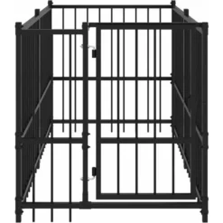 Nova Cage De Clôture De Chien Noir 193.5x97x100 Cm En Acier 7 Nova Cage De Clôture De Chien Noir 193.5x97x100 Cm En Acier -Promos Patto Chou Boutique 94027927 3