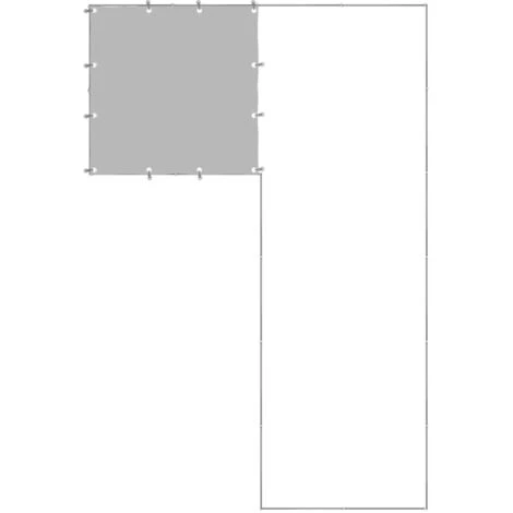 Nova Enceinte De Cage à Chien En Argent En Acier Imperméable Dans Différentes Tailles Taille : 4.84 M² 4 Nova Enceinte De Cage à Chien En Argent En Acier Imperméable Dans Différentes Tailles Taille : 4.84 M² – Image 4