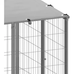 Nova Enceinte De Cage à Chien En Argent En Acier Imperméable Dans Différentes Tailles Taille : 4.84 M² 9 Nova Enceinte De Cage à Chien En Argent En Acier Imperméable Dans Différentes Tailles Taille : 4.84 M² -Promos Patto Chou Boutique 94028029 5