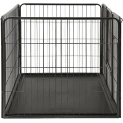 Nova Boîtes De Chiots En Acier Noir De Différentes Tailles Taille : 123 X 77,5 X 74,5 Cm -Promos Patto Chou Boutique 94028422 4