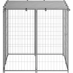 Nova Enceinte De Cage à Chien En Argent En Acier Résistant Dans Différentes Tailles Taille : 110 X 110 X 110 Cm 7 Nova Enceinte De Cage à Chien En Argent En Acier Résistant Dans Différentes Tailles Taille : 110 X 110 X 110 Cm -Promos Patto Chou Boutique 94028539 3